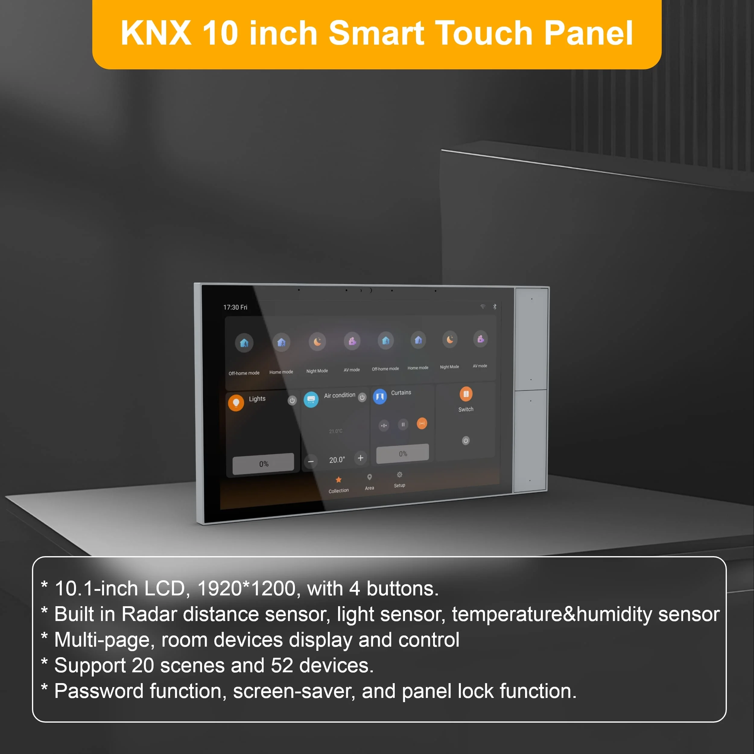 Smart Home Control - 2026 Smart Touch Panel for Bus