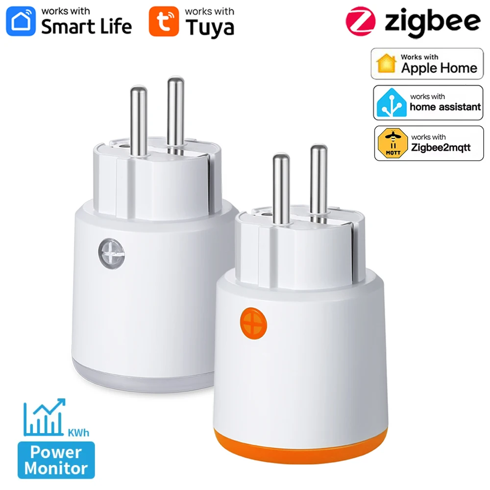 Smart Home Energy Monitor - Haozee Tuya Smart Zigbee Plug Socket