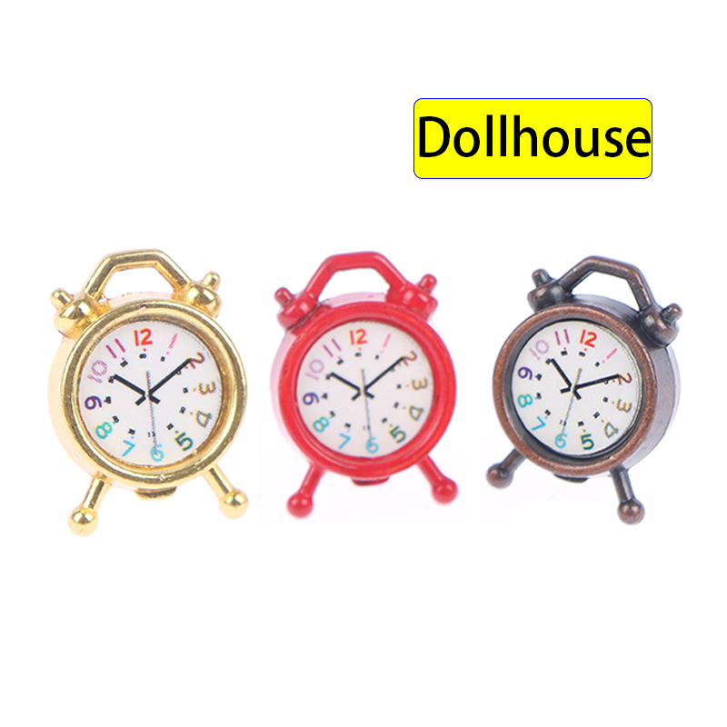 Smart Home Security - 1PC 1:12 Scale Alarm Clock Doll