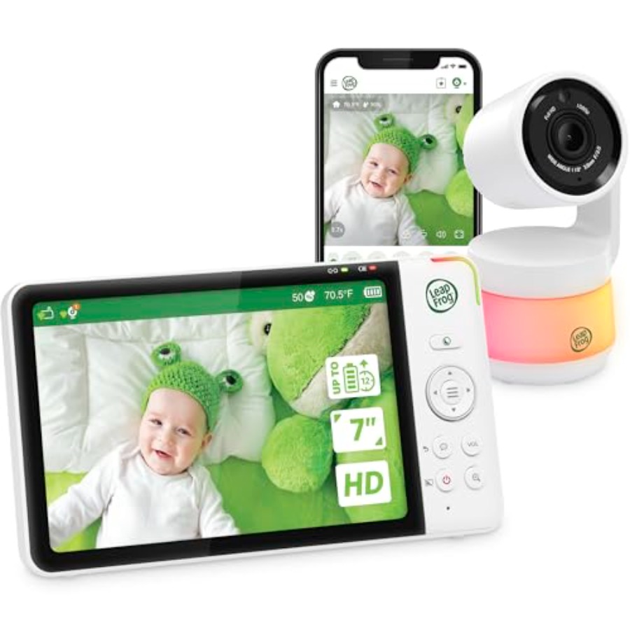 Smart Baby Night Light - 7 720p HD Video Baby Monitor