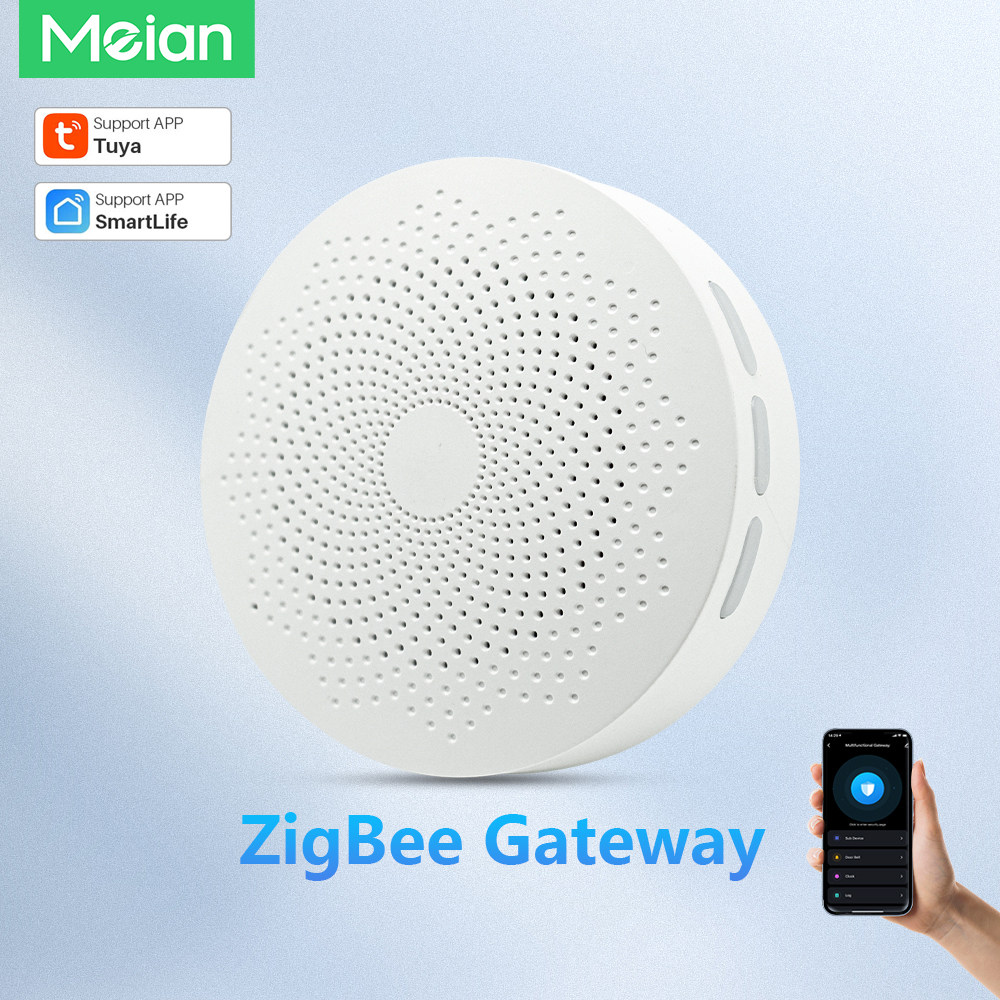 Smart Home Zigbee Gateway - Meian Tuya Zigbee Gateway Multi-Mode Zigbee