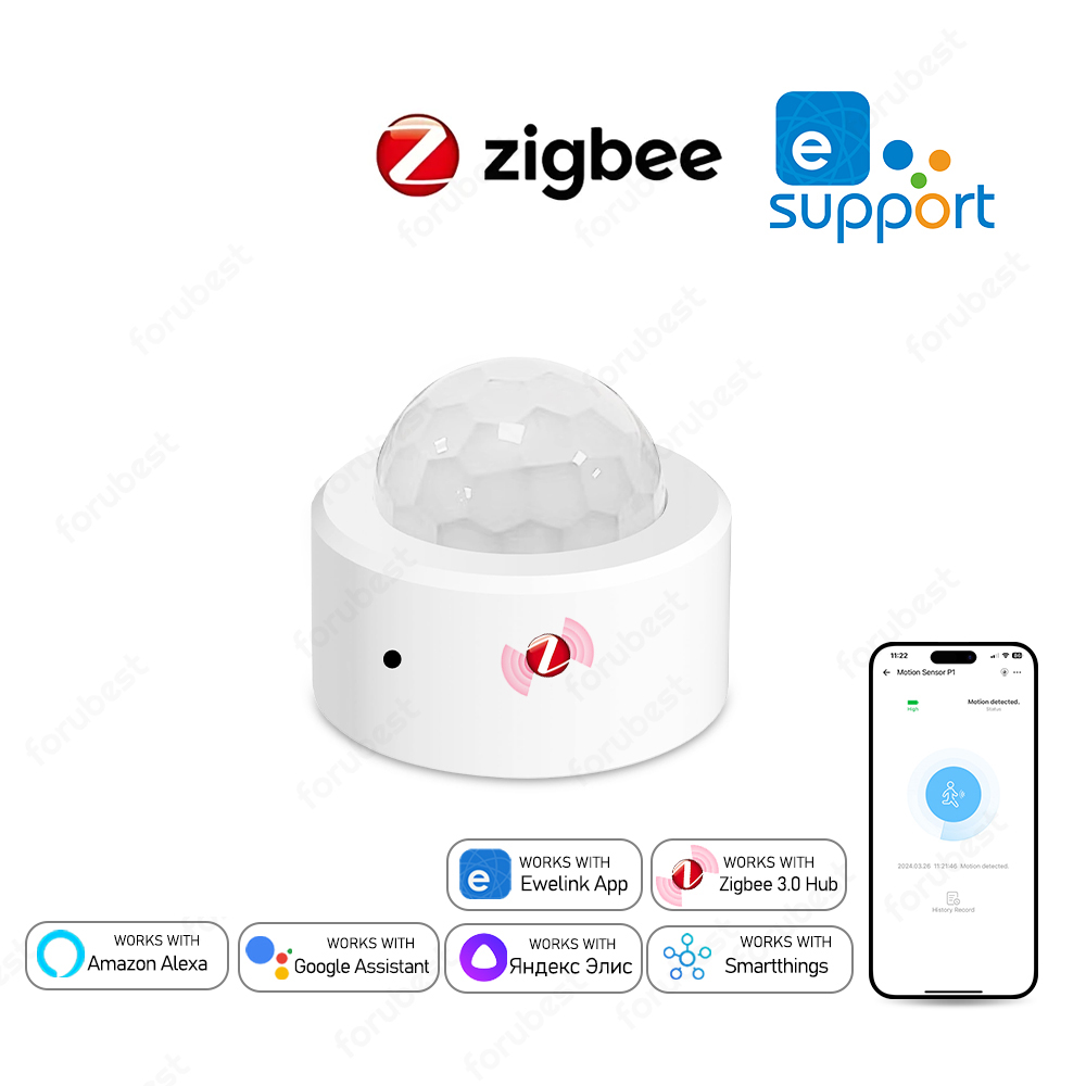 Smart Home Zigbee Gateway - Zigbee 3.0 Human Motion Sensor PIR