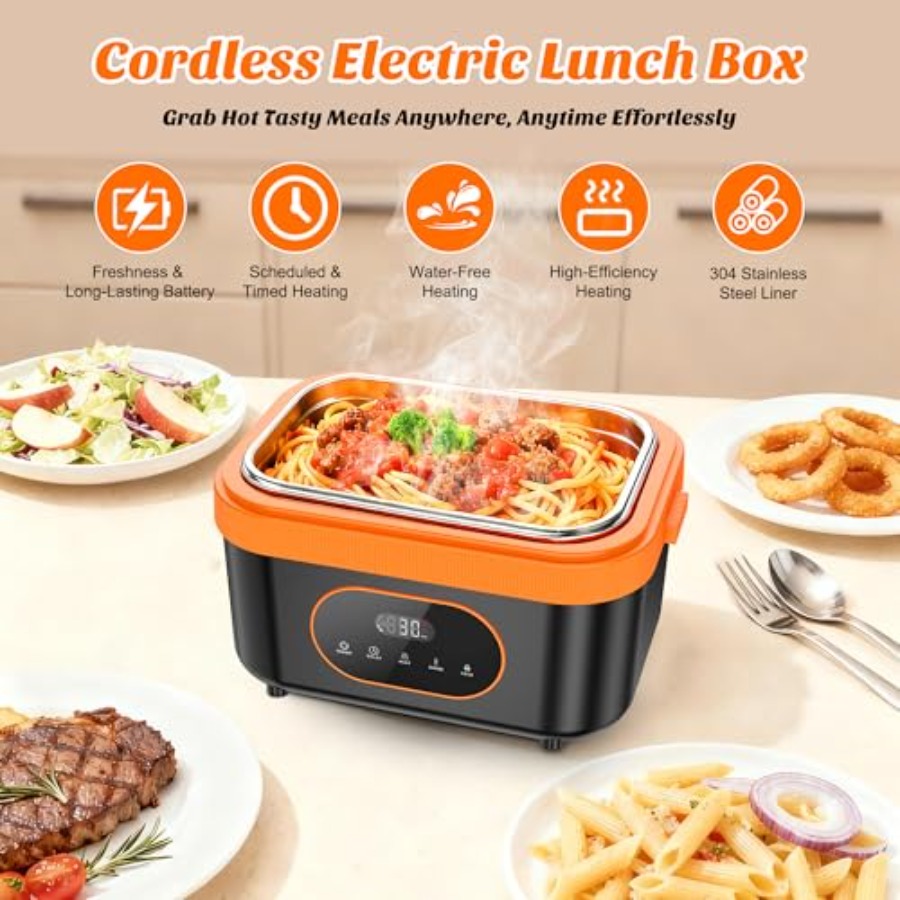 Cordless Heated Lunch Box for  - Smart Home Outdoor recensie en prijs