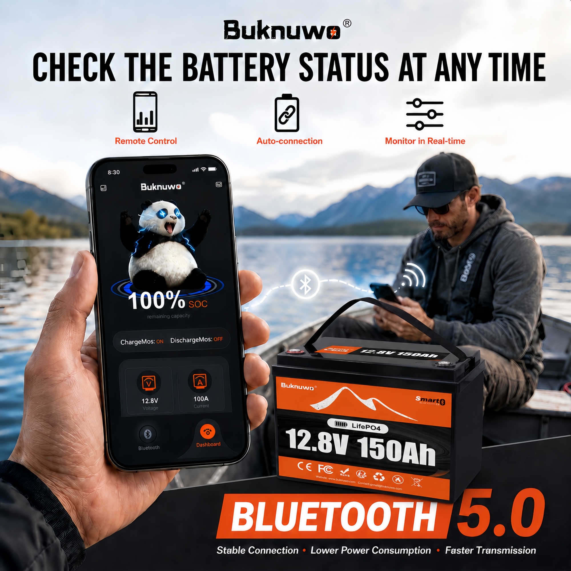 Smart 12V/12.8V 150Ah Bluetoot - Smart Home Outdoor recensie en prijs