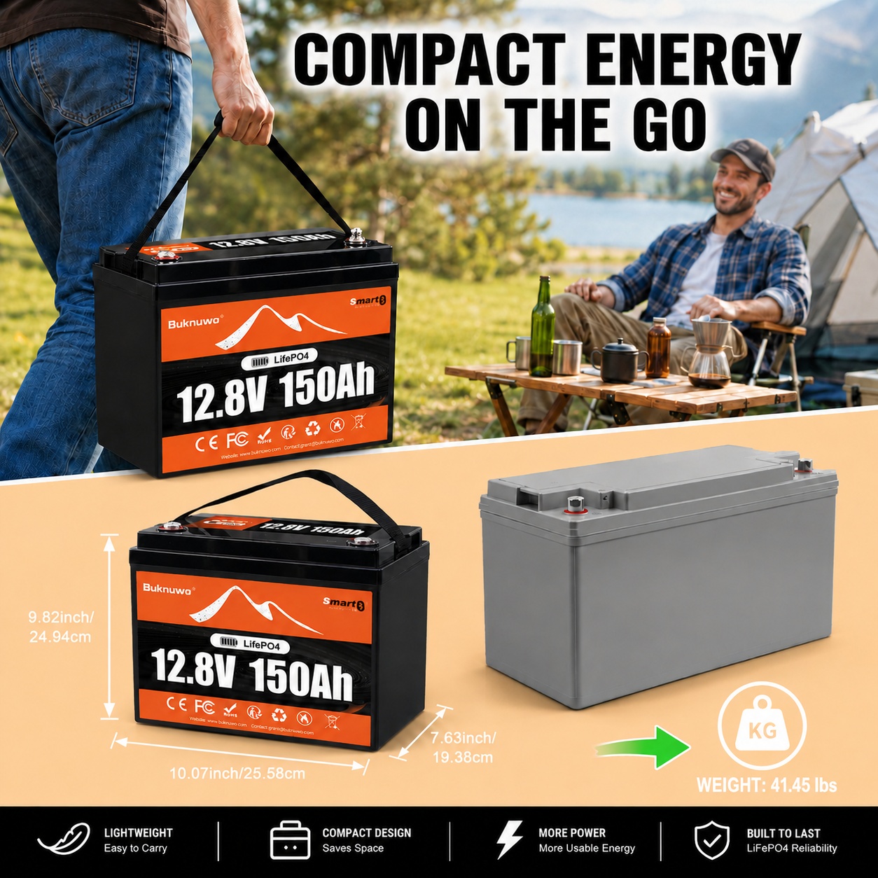 Smart 12V/12.8V 150Ah Bluetoot - Smart Home Outdoor recensie en prijs