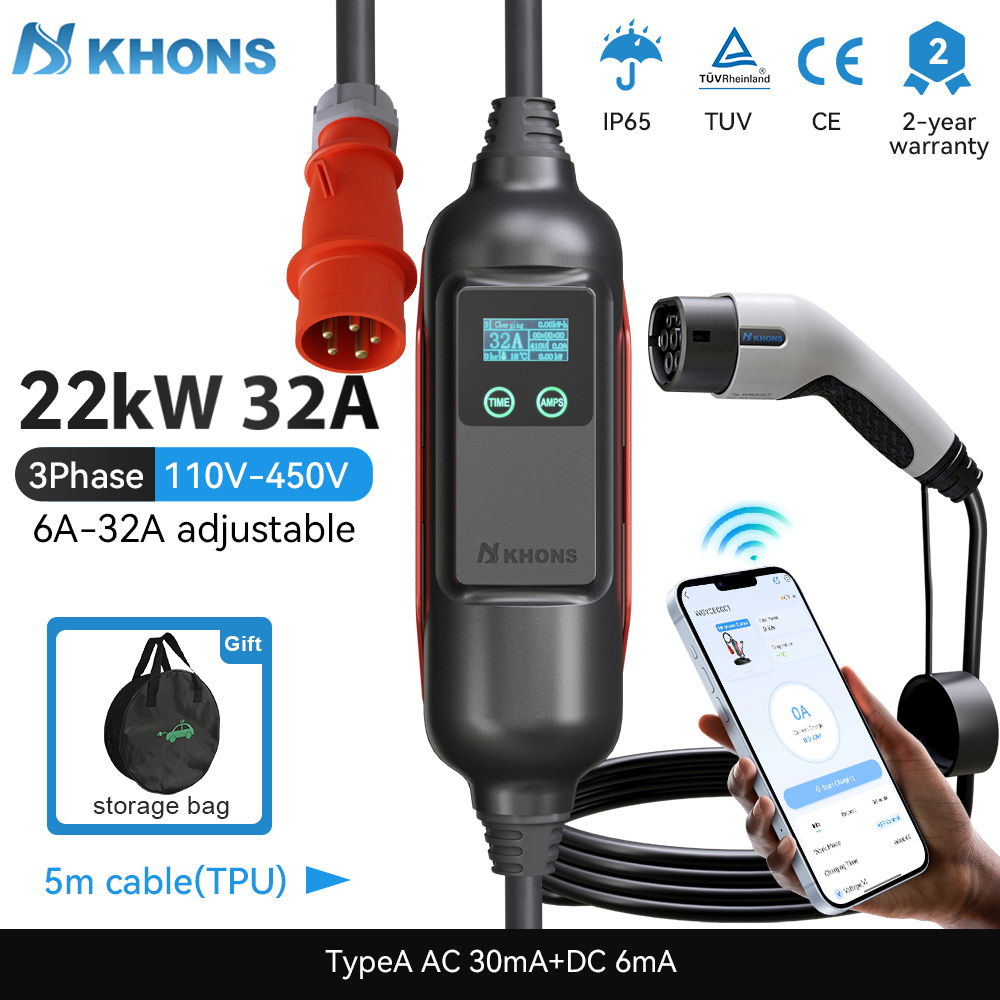 Khons Portable EV Charger Type - Smart Home For Pc recensie en prijs