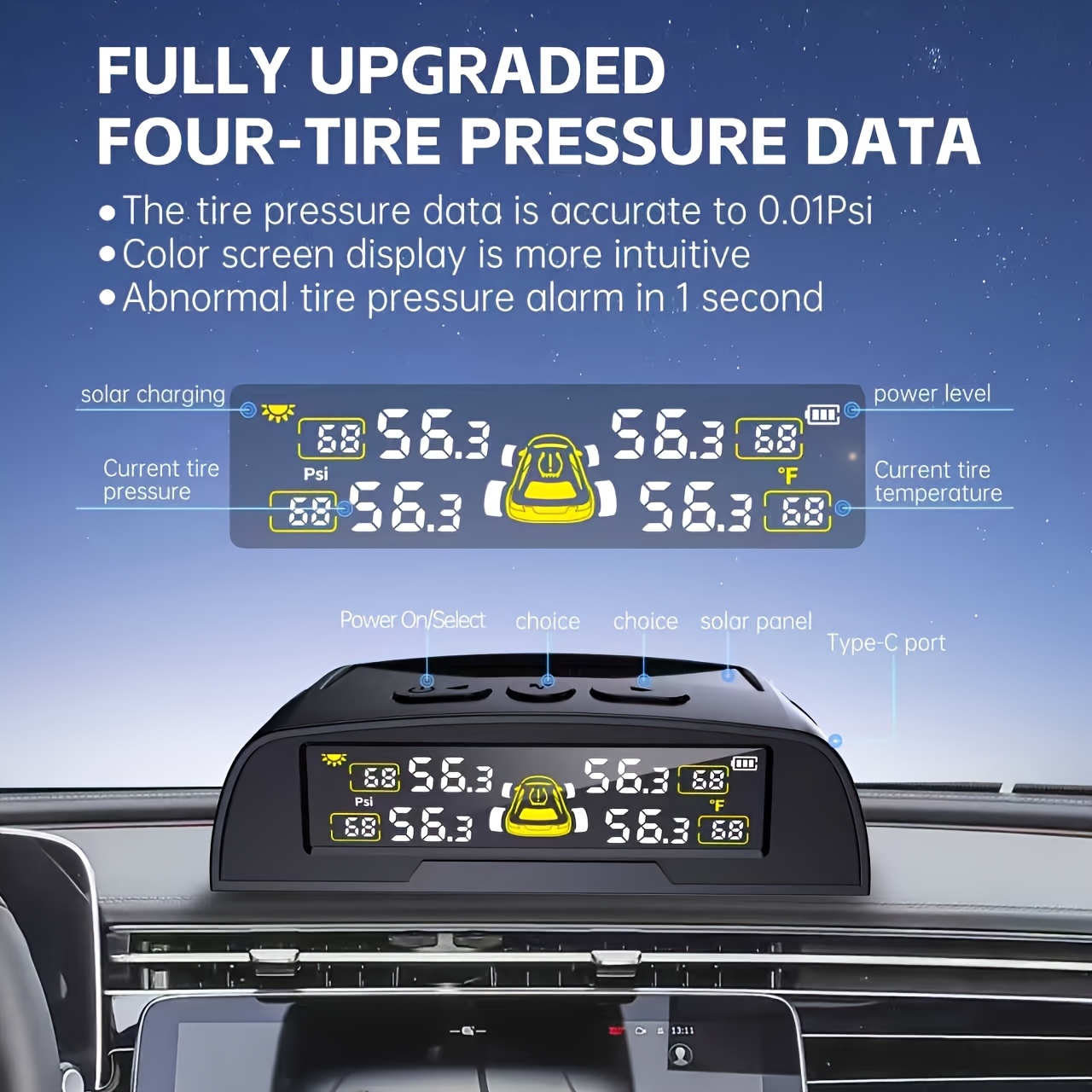 YNF Universal TPMS, 4 External - Temperature Sensor recensie en prijs