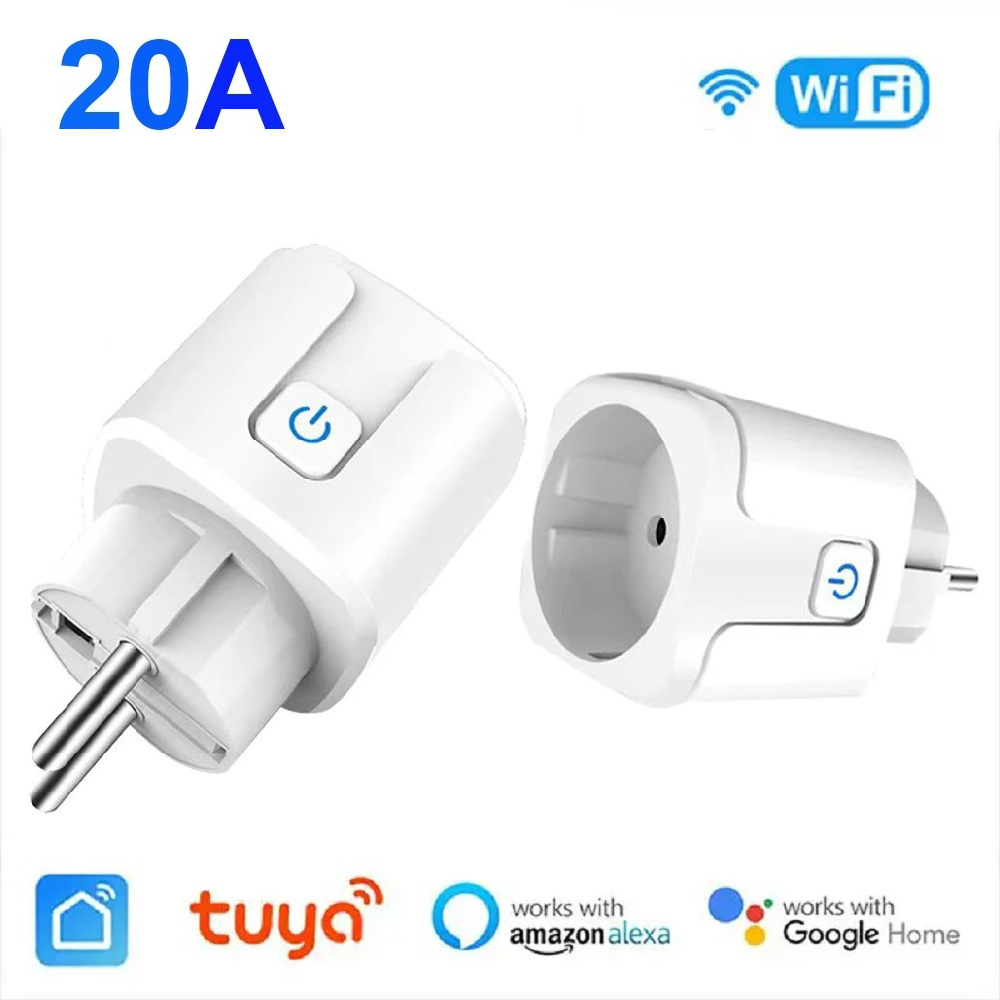 Tuya Wifi Plug 20A Smart Socke - Smart Home Energy Monitor recensie en prijs
