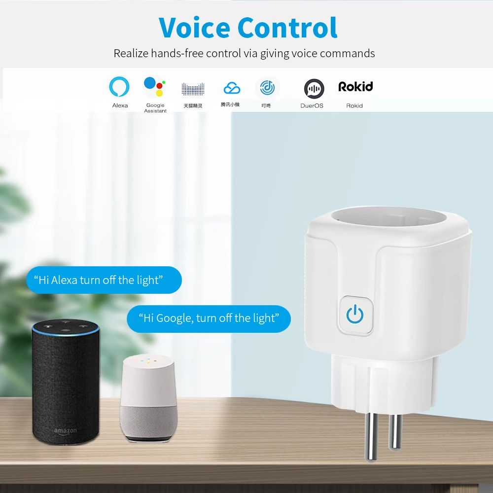 Tuya Wifi Plug 20A Smart Socke - Smart Home Energy Monitor recensie en prijs
