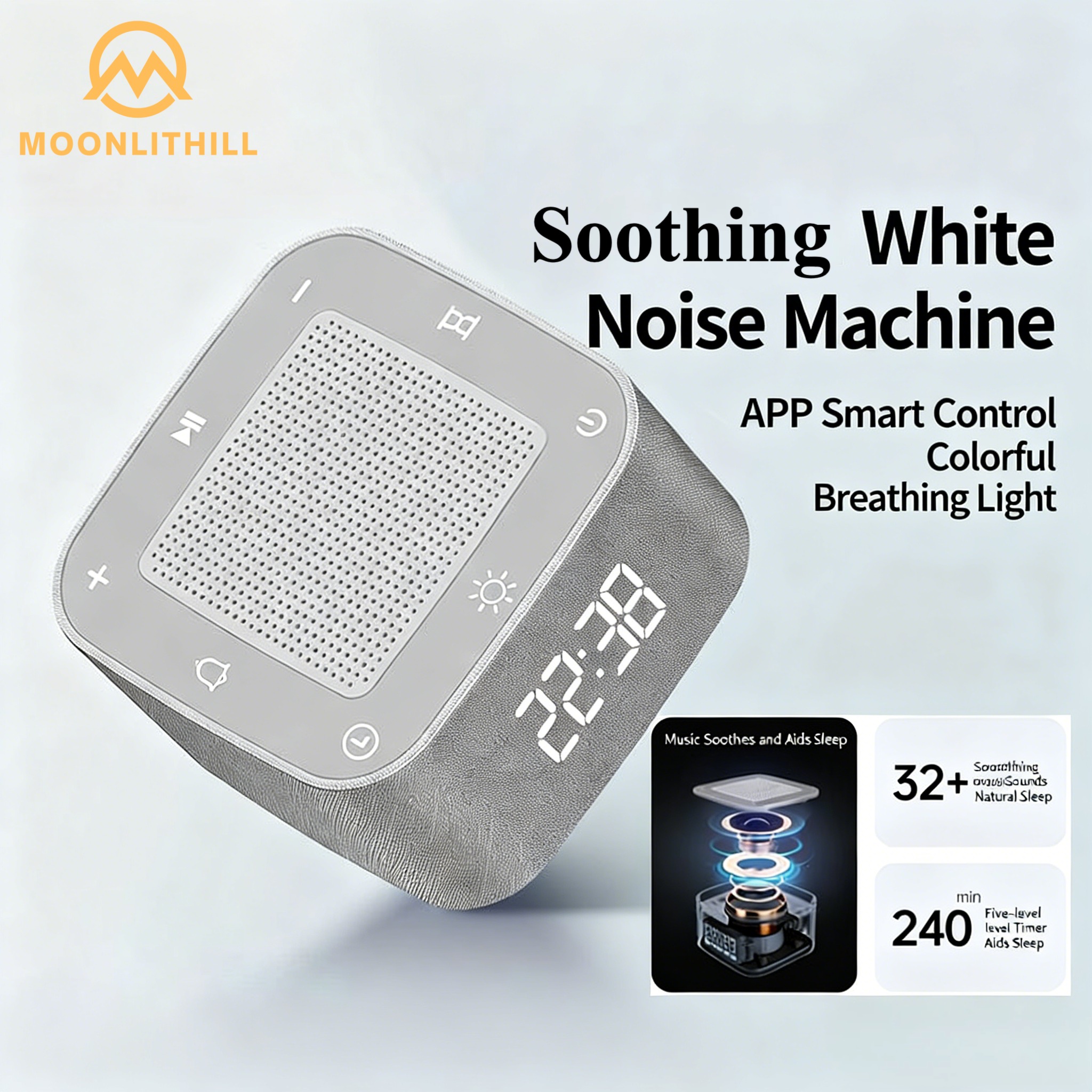 White Noise Machine for Baby A - Smart Baby Night Light recensie en prijs