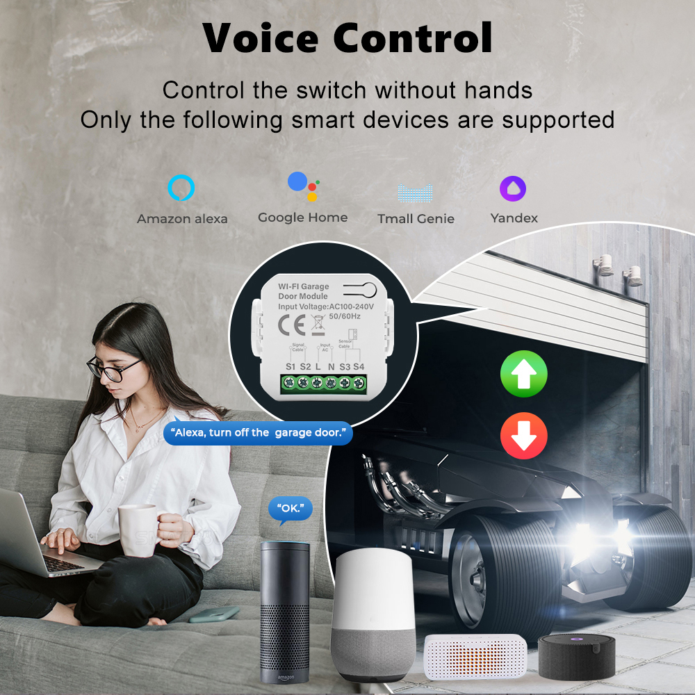 Smart Tuya WiFi Garage Door Sw - Smart Home Villa recensie en prijs