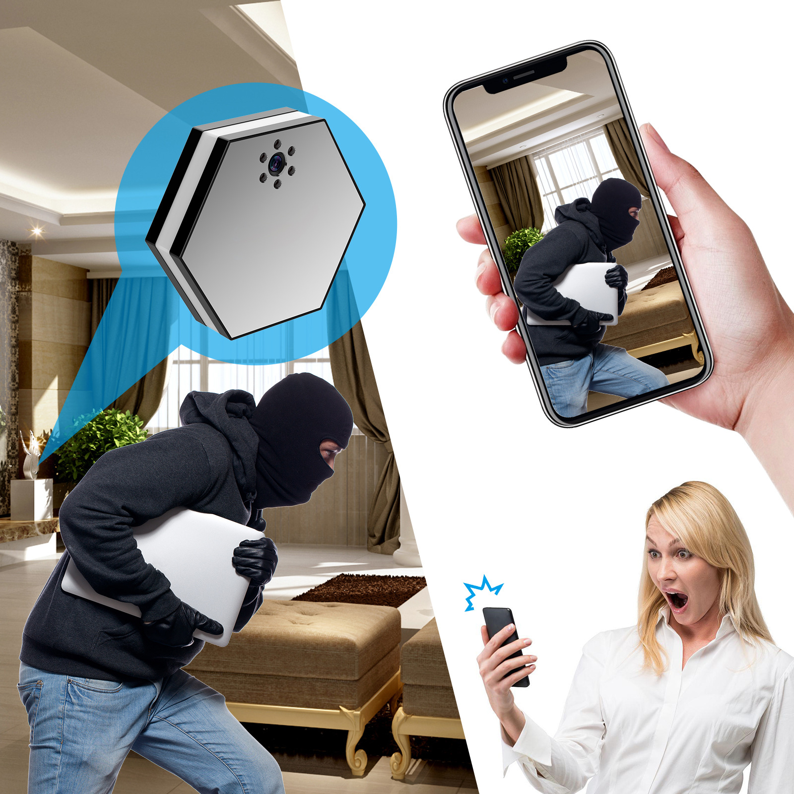 1080P WIFI LED Night Light Hid - Smart Baby Night Light recensie en prijs