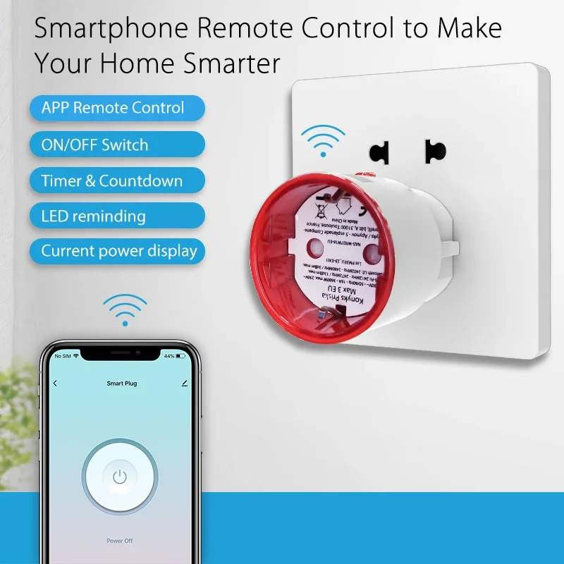 Tuya WiFi Smart Plug Socket EU - Smart Home Energy Monitor recensie en prijs