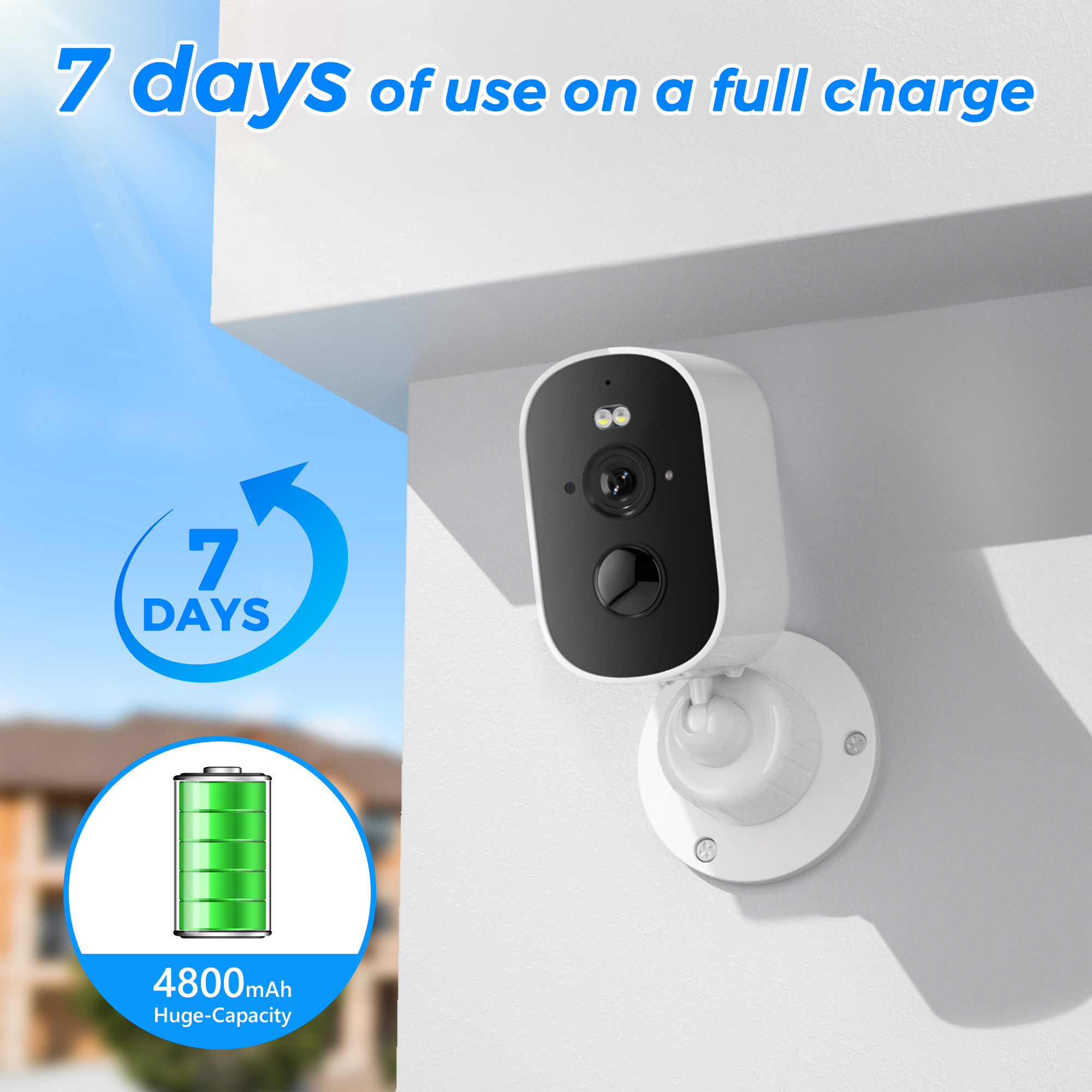 4MP WIFI IP Camera Rechargeabl - Smart Home Camera Ezviz recensie en prijs