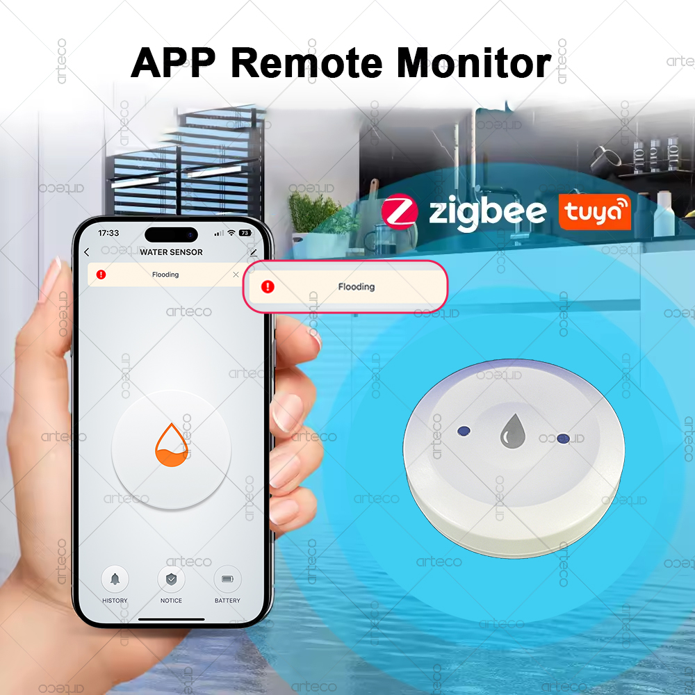 Tuya Smart Zigbee Water Sensor - Smart Home Zigbee Gateway recensie en prijs