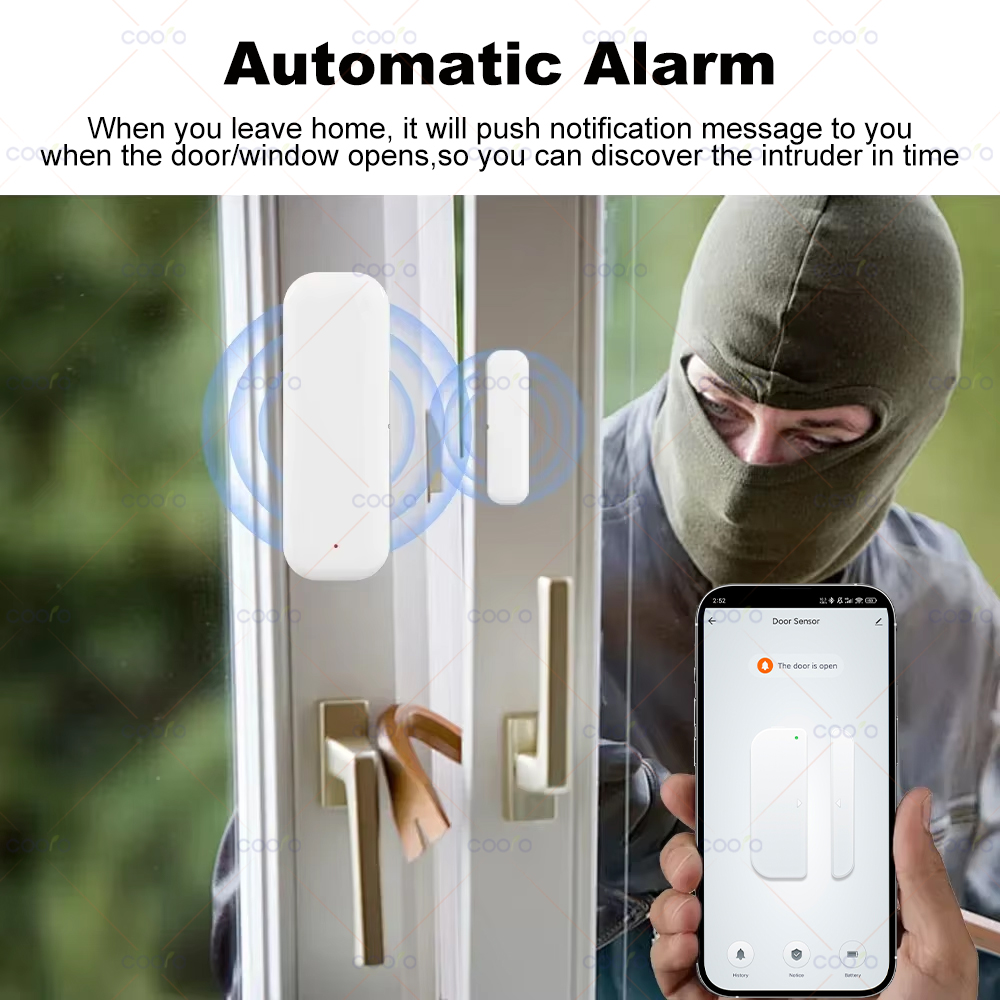 Zigbee 3.0 Door Window Sensor  - Smart Home Zigbee Gateway recensie en prijs