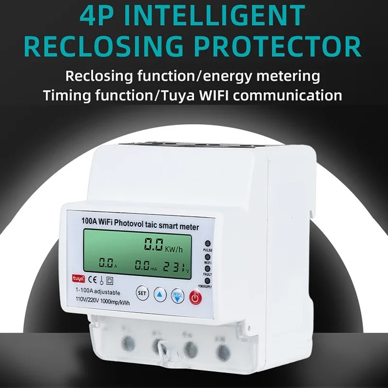4P 1-100A WiFi Photovoltaic Sm - Smart Home Energy Monitor recensie en prijs