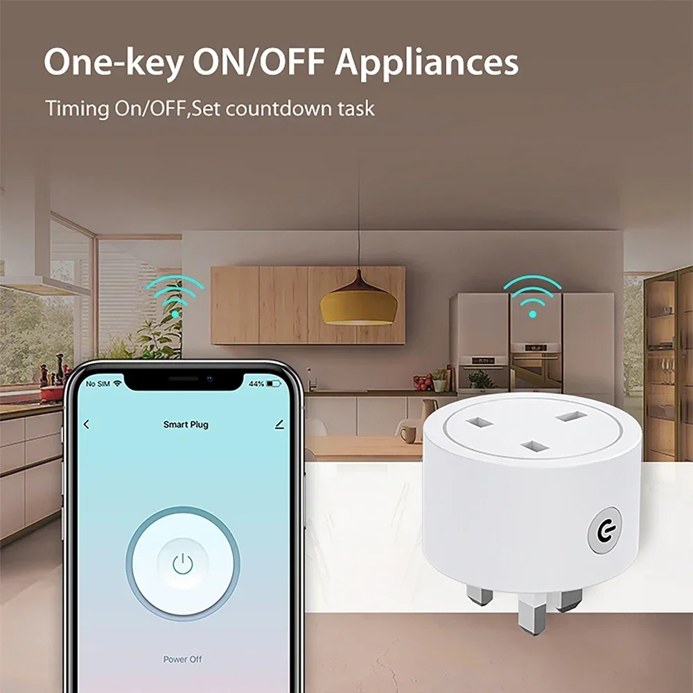Zigbee Smart Plug 16A UK Socke - Smart Home Energy Monitor recensie en prijs