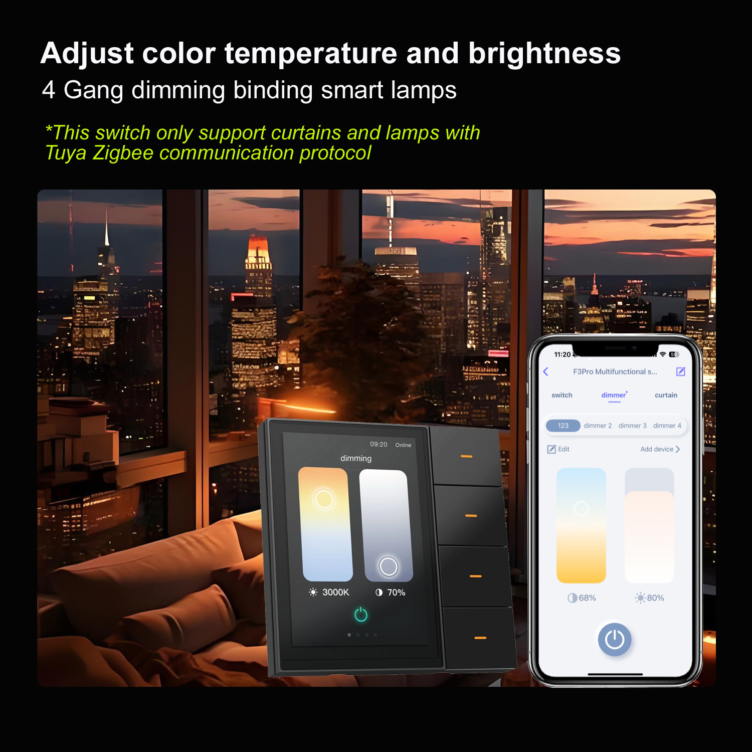 F3-pro Tuya Smart Panel ZigBee - Smart Home Villa recensie en prijs