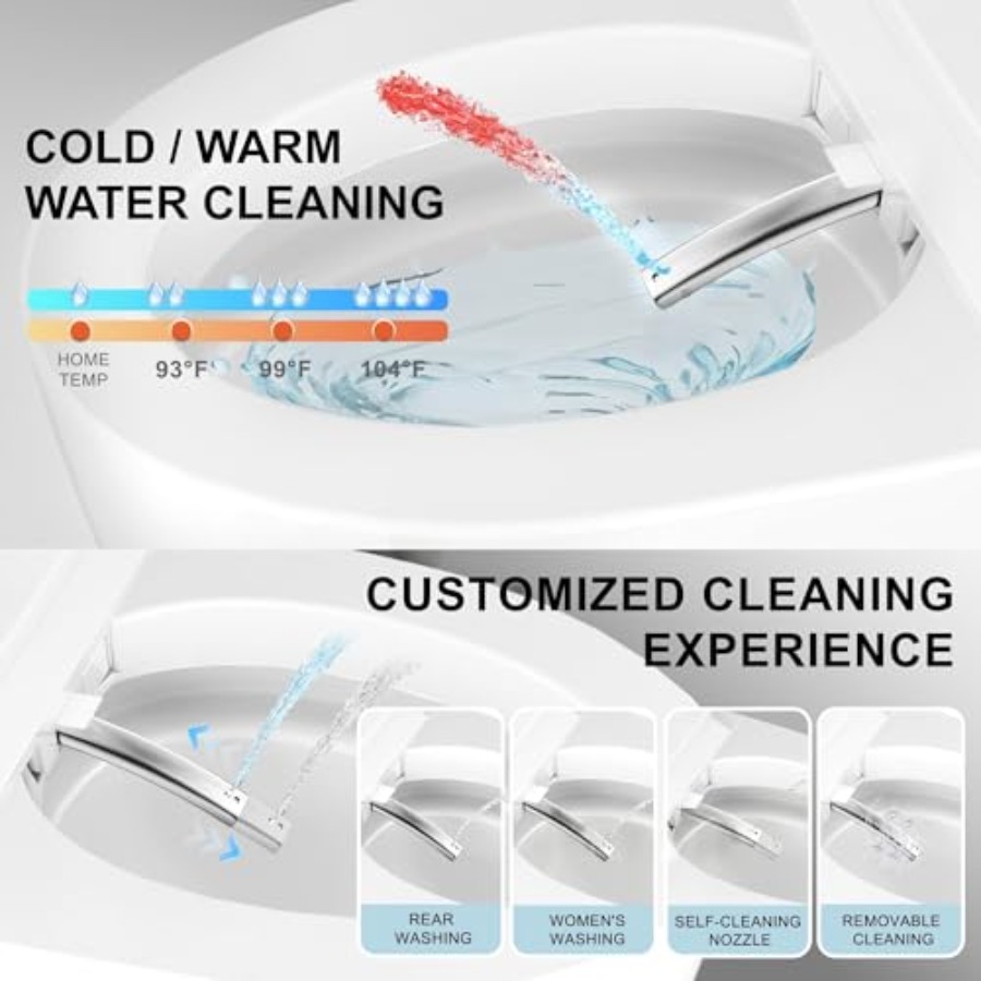 Bathroom smart toilet with hea - Smart Home Control recensie en prijs