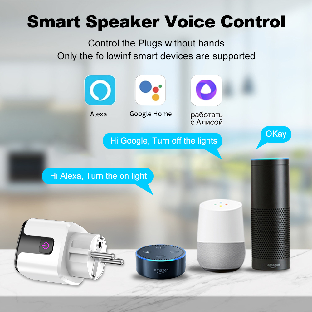 Tuya Smart 20A EU Plug WiFi+Bl - Smart Home Energy Monitor recensie en prijs