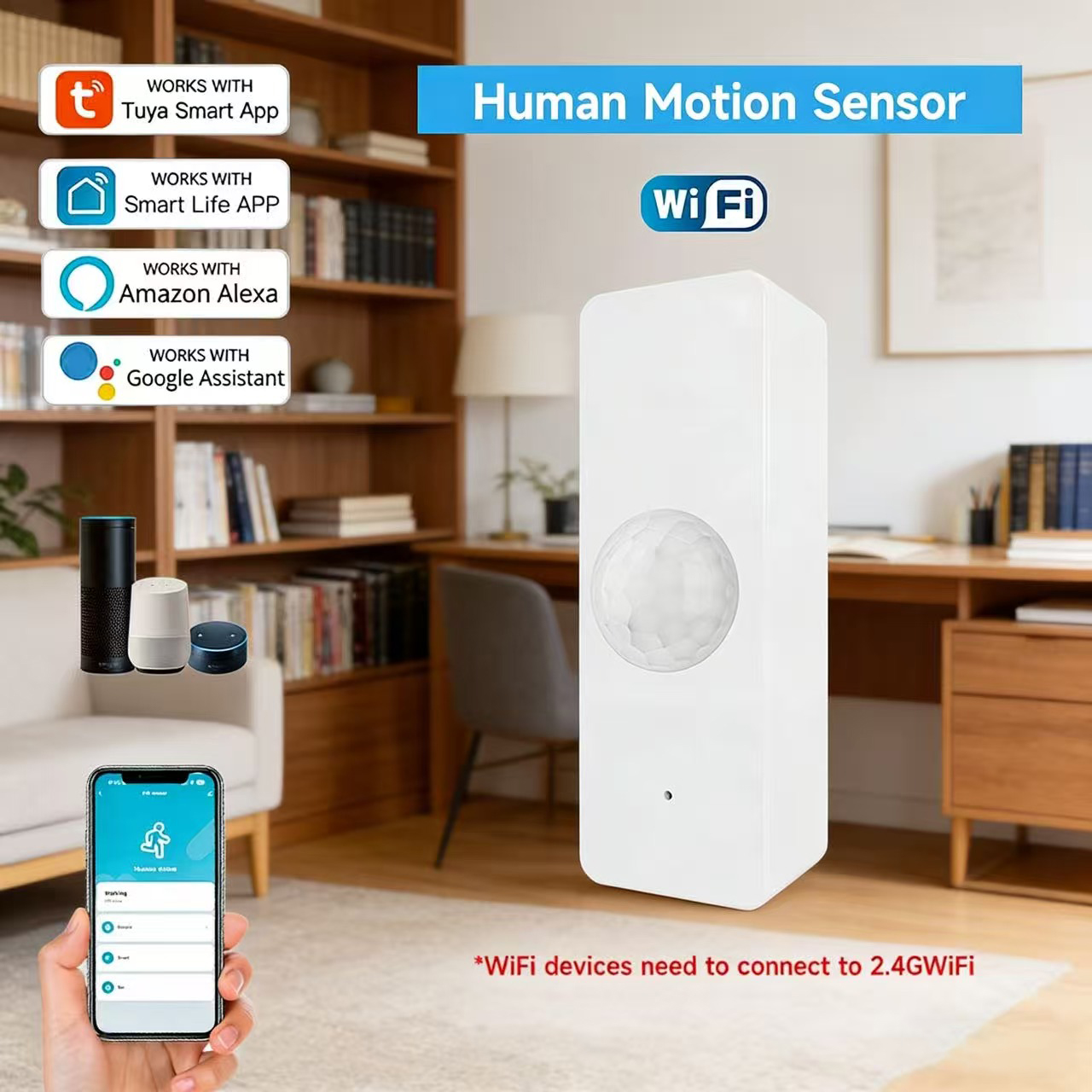 WiFi Smart PIR Motion Sensor T - Smart Home Security recensie en prijs