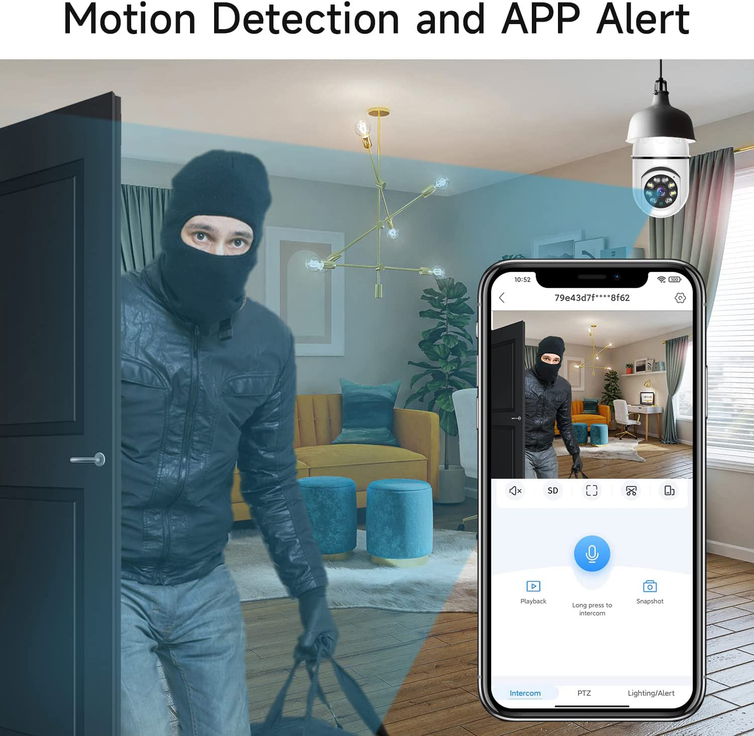 8MP E27 Bulb Surveillance Came - Smart Baby Night Light recensie en prijs