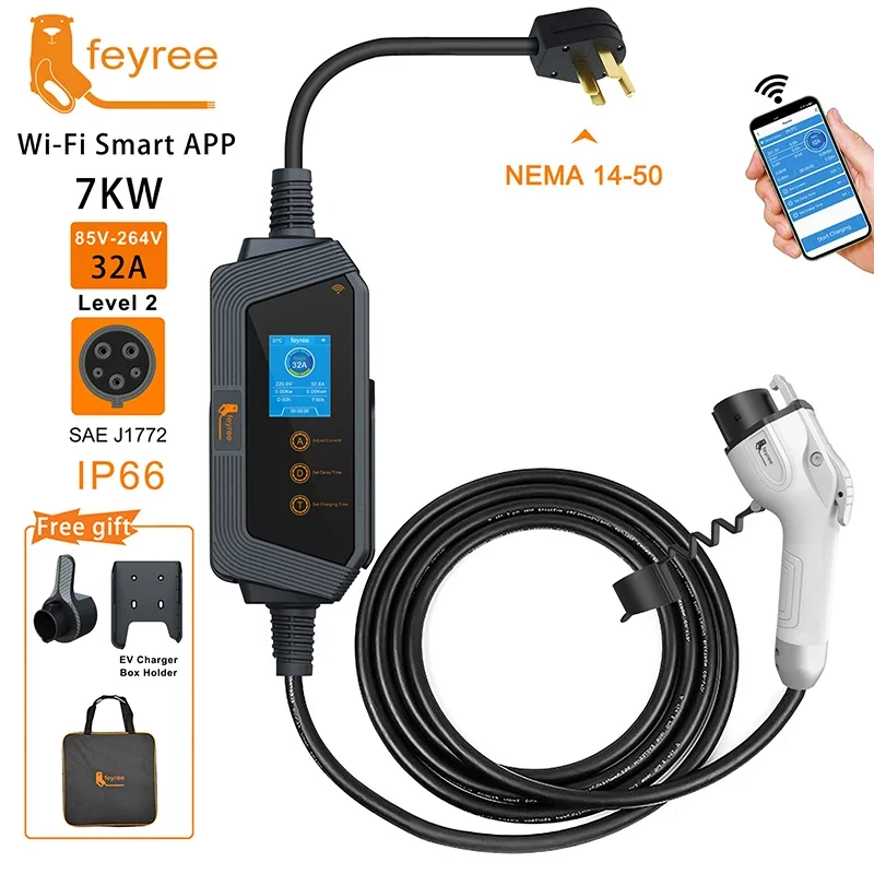 feyree Type1 Portable EV Charg - Smart Home For Pc recensie en prijs