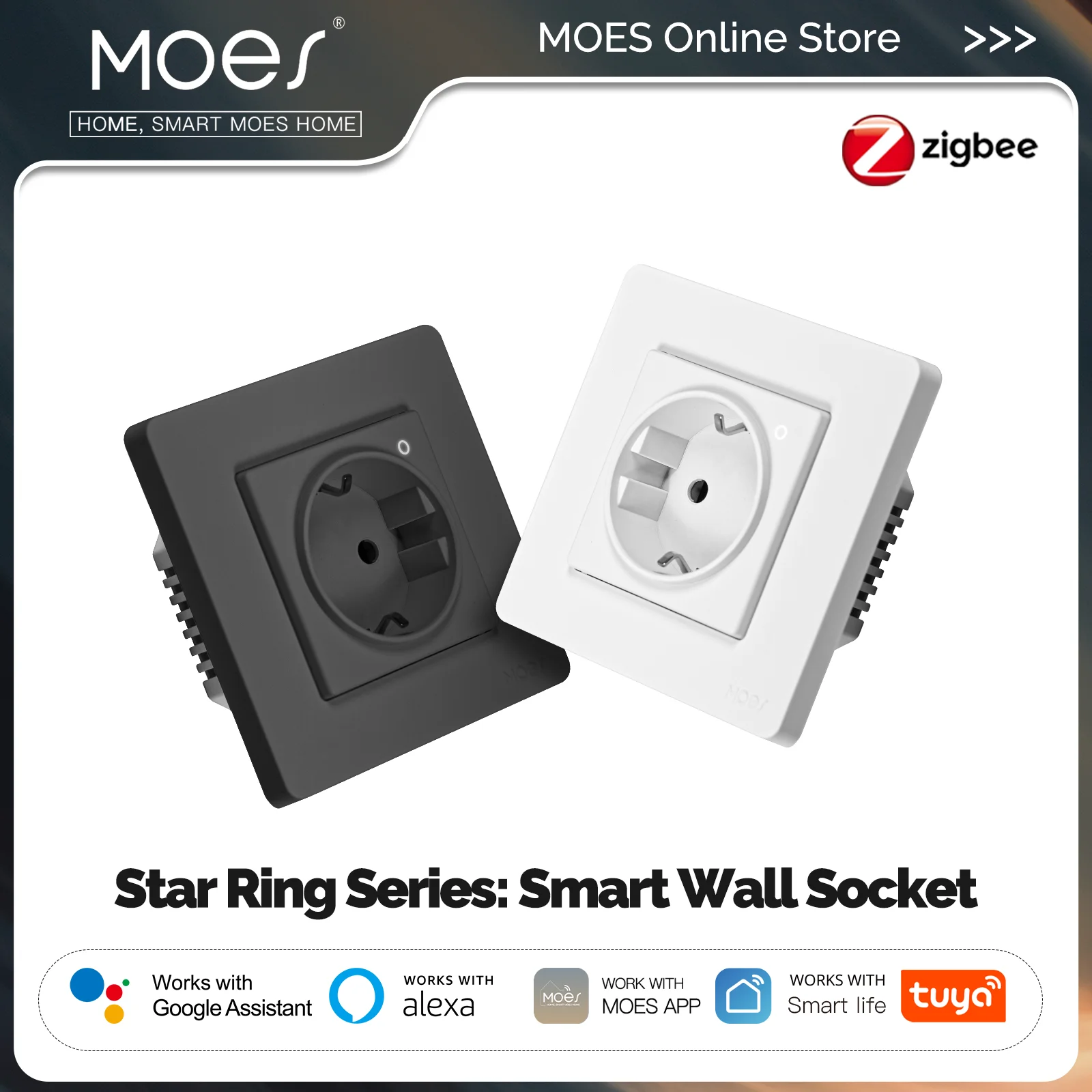MOES Tuya ZigBee Smart Socket  - Smart Home Energy Monitor recensie en prijs