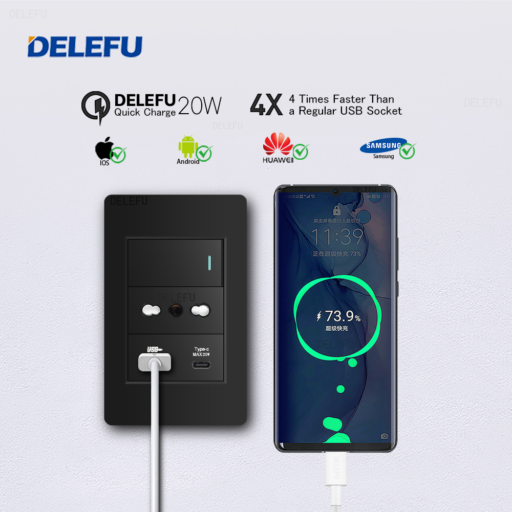 DELEFU Black Retardant PC Ital - Smart Home For Pc recensie en prijs