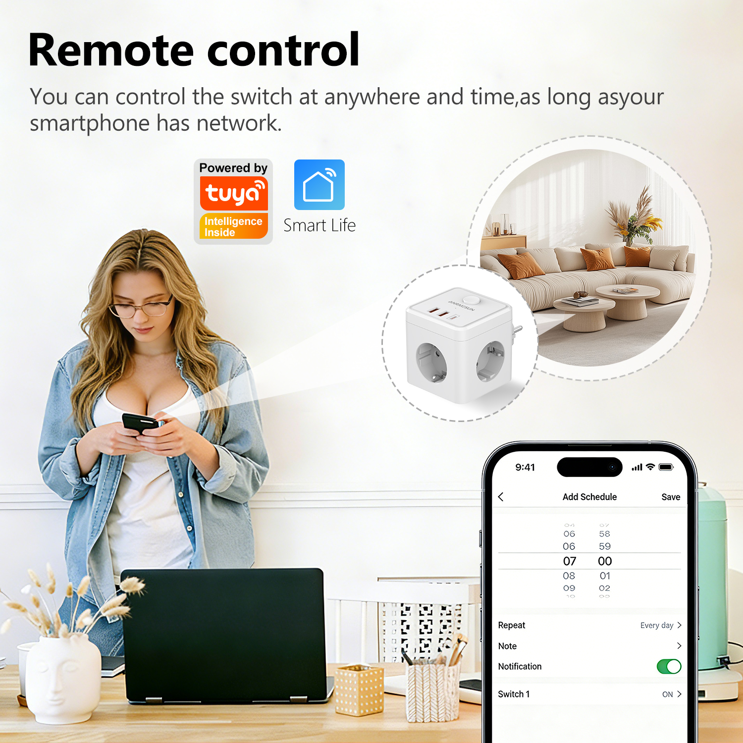 3 EU Plug 2 USB-A 1 Type-C Por - Smart Home Utilities recensie en prijs