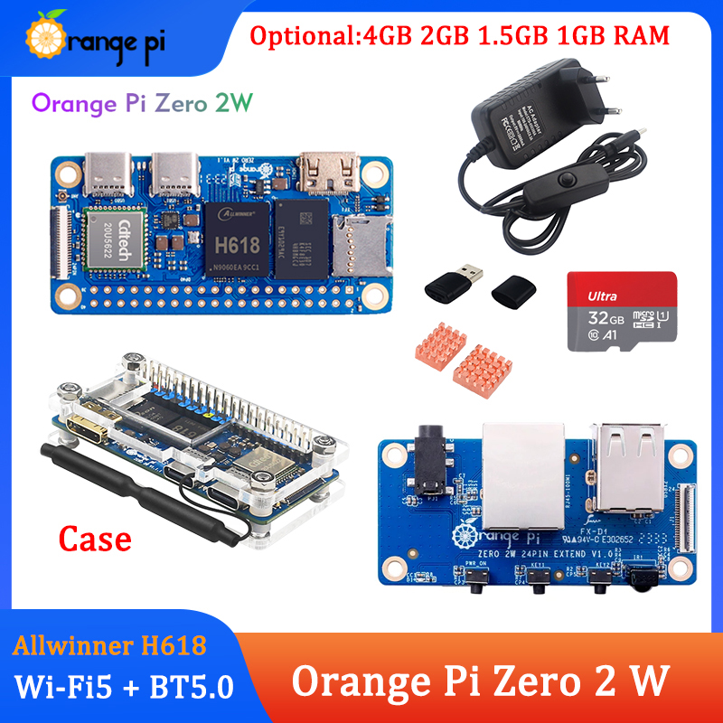 Orange Pi Zero 2W 4GB 2GB 1.5G - Smart Home For Pc recensie en prijs