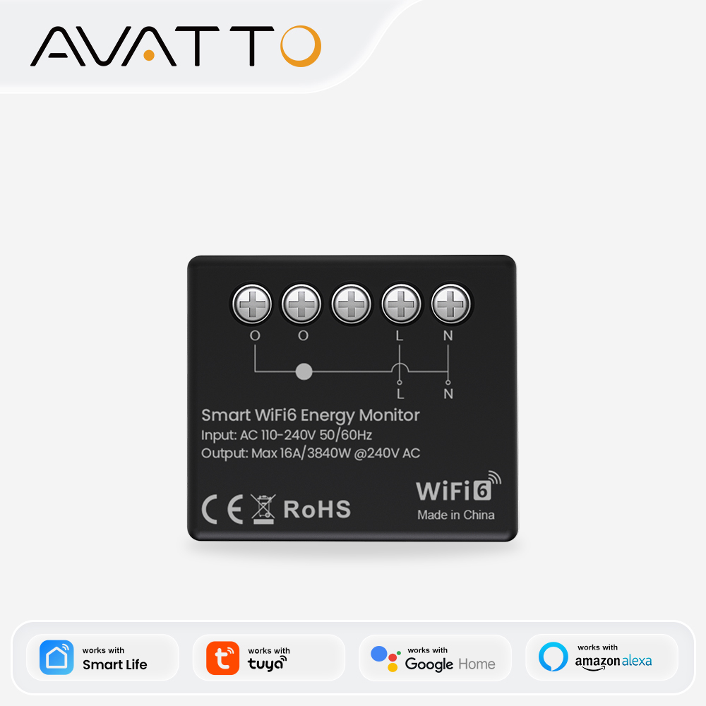 AVATTO WiFi 6 Mini Smart Energ - Smart Home Energy Monitor recensie en prijs