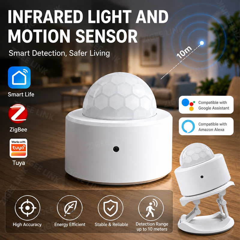 ZigBee 3.0 PIR Motion Sensor W - Smart Home Zigbee Gateway recensie en prijs