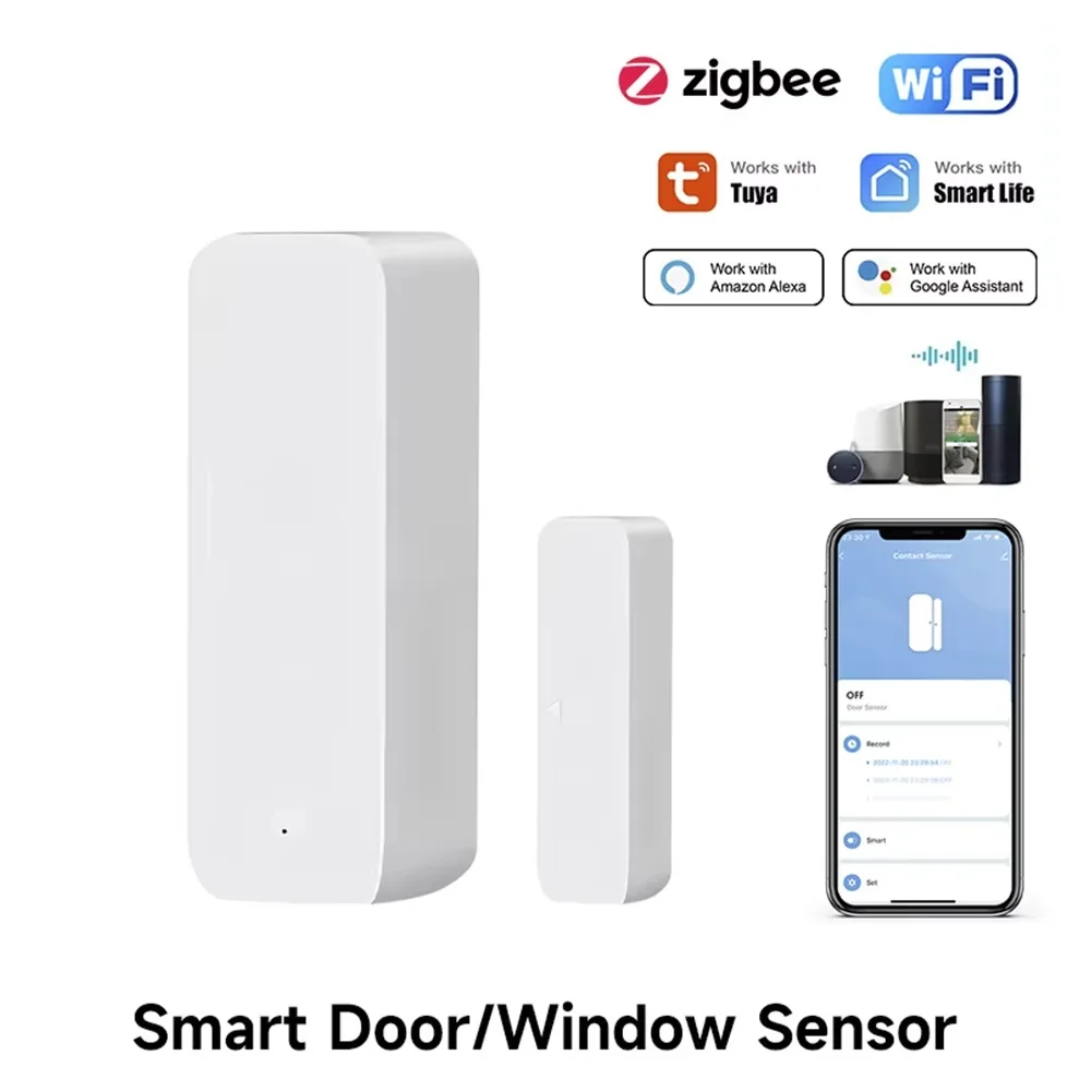 Tuya Zigbee/WiFi Magnetic Door - Smart Home Zigbee Gateway recensie en prijs