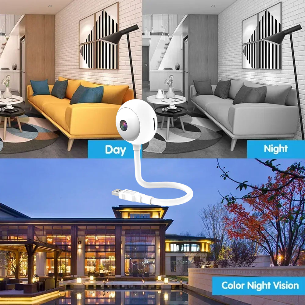 5MP Indoor USB Light Bulb WiFi - Smart Baby Night Light recensie en prijs