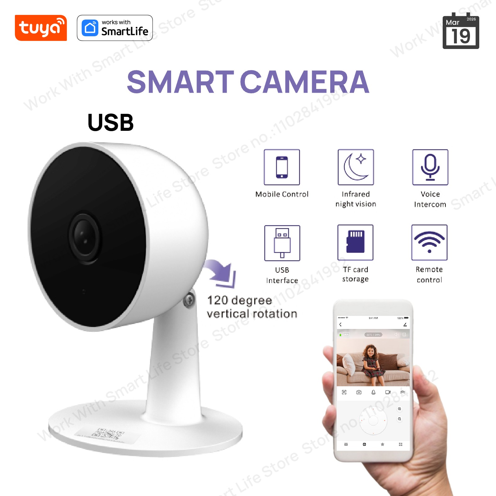 Tuya Smart 3MP HD Indoor Home  - Smart Home Camera Ezviz recensie en prijs