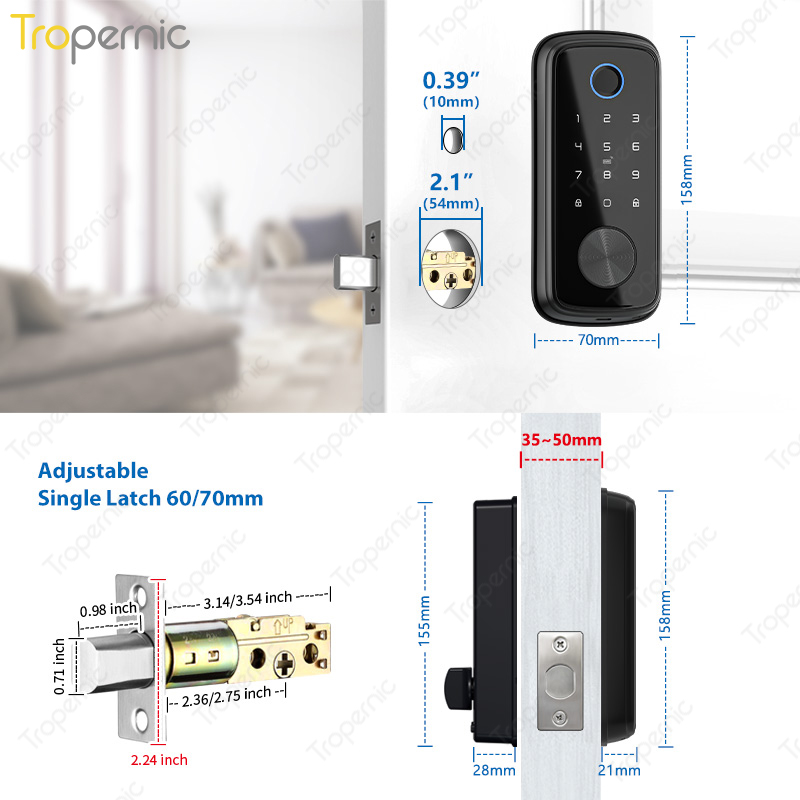 Tuya Zigbee Door Deadbolt Lock - Smart Home Zigbee Gateway recensie en prijs