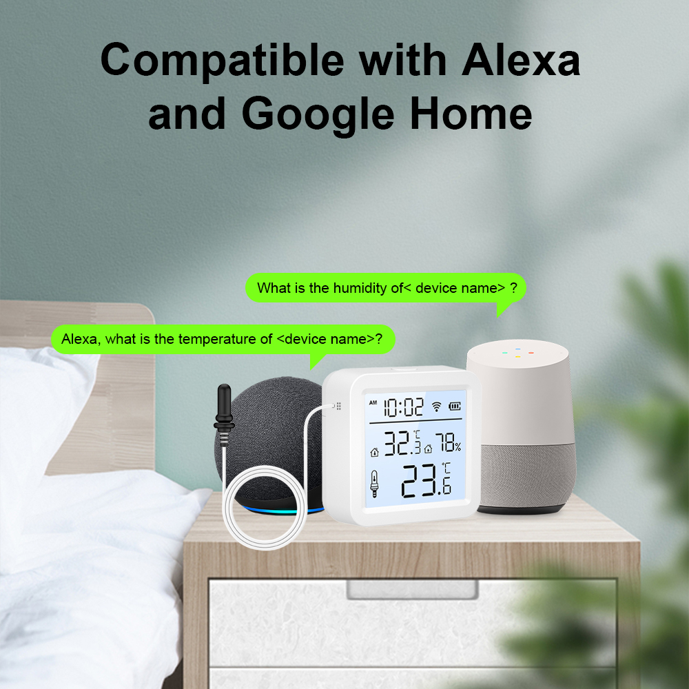 WiFi Humidity Temperature Sens - Smart Home Outdoor recensie en prijs