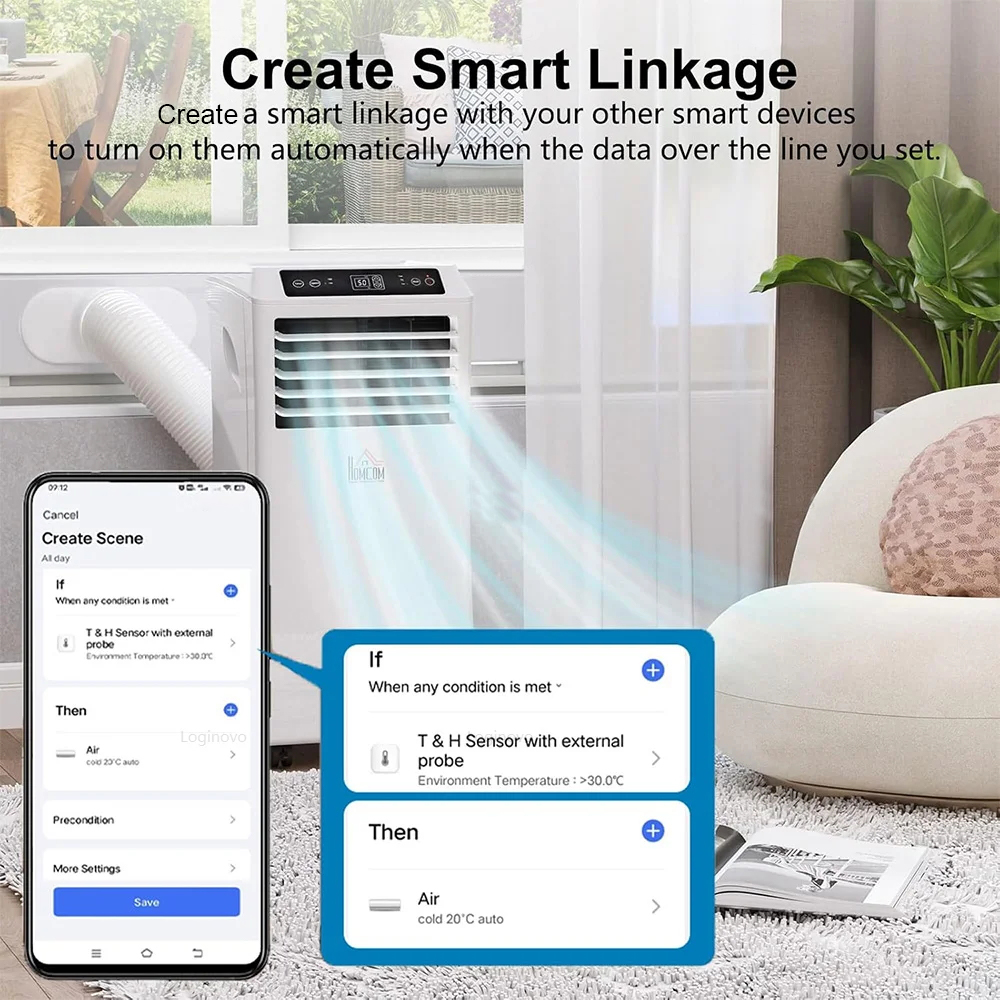 WiFi Humidity Temperature Sens - Smart Home Outdoor recensie en prijs