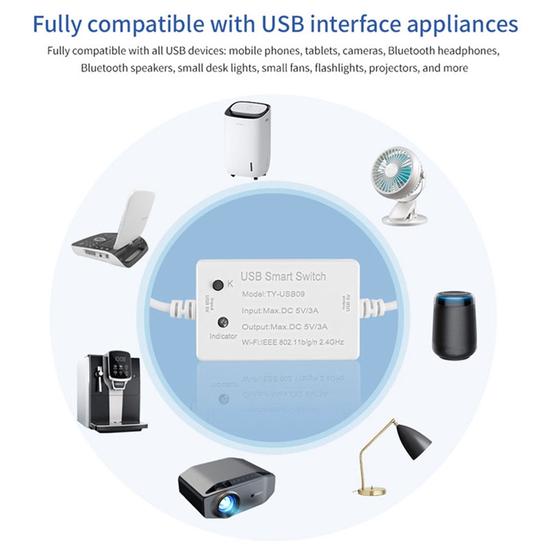 1 PCS Tuya USB Smart Switch Un - Smart Home Utilities recensie en prijs